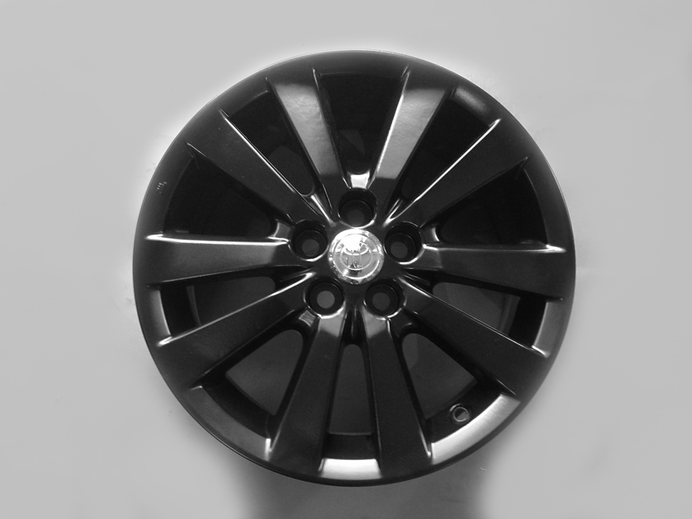 toyota 16 inch black rims oem