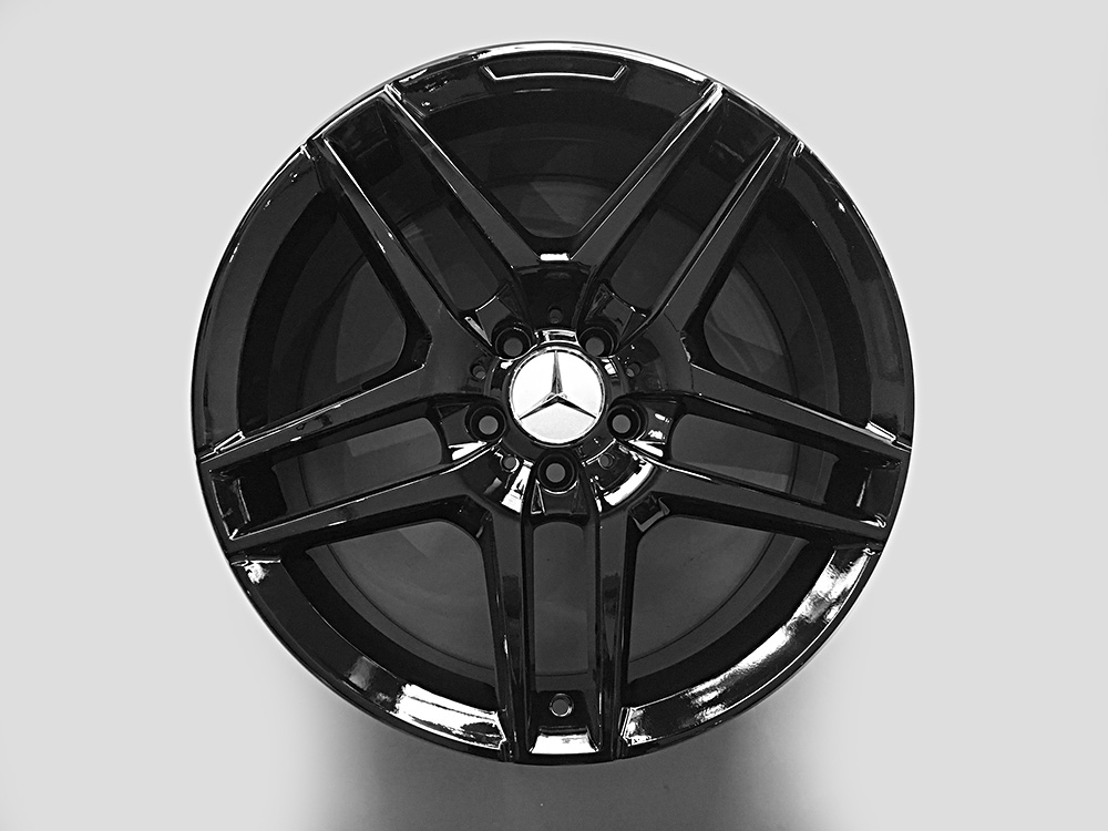 mercedes 19inch black replika rims for sale